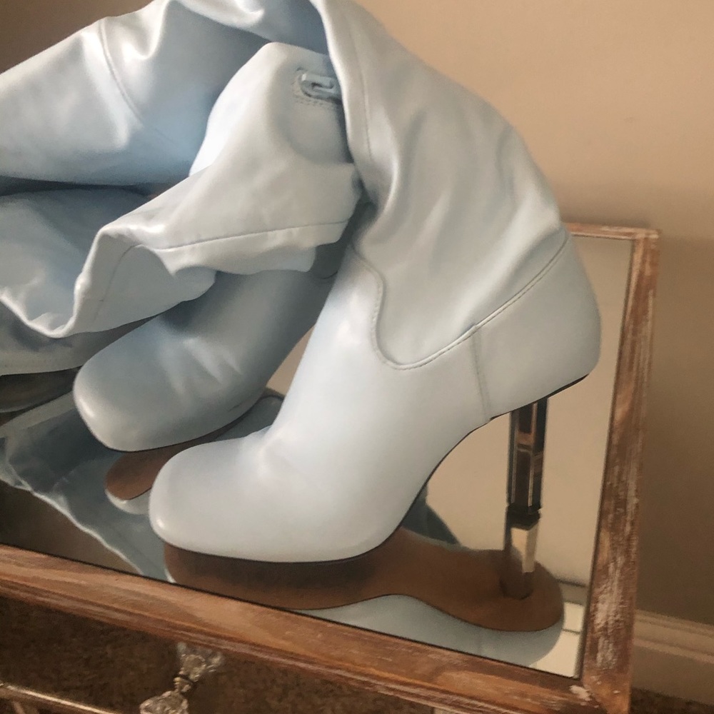 Zara thigh high boots